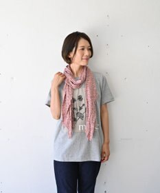 AND WOOL 〈上質な素材と手仕事から生まれた優しいニット〉シルクリネンのストール
