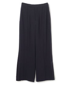 uncrave バックサテンジョーゼット フレアパンツ