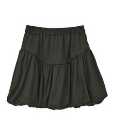 earth music&ecology ラウンド切り替えバルーンミニスカート