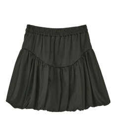 earth music&ecology ラウンド切り替えバルーンミニスカート