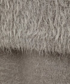 CRAFT STANDARD BOUTIQUE 洗える/ビスチェ付きシャギーニットプルオーバー