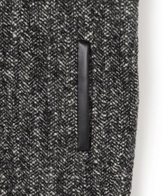 BEIGE， ROBY / フェイクレザーツイードコート