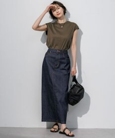 23区 シルキータッチ フレンチスリーブ Tシャツ
