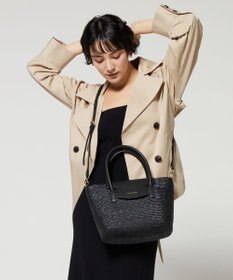 LA BAGAGERIE フラップ2WAYかごトートバッグ