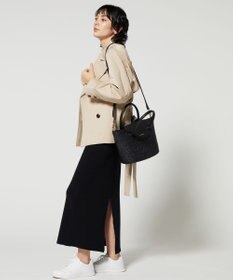 LA BAGAGERIE フラップ2WAYかごトートバッグ