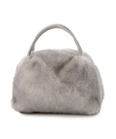 UNBILLION カシュカシュ cachecache / ミンク風エコファー2wayボックストート