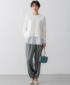 23区 ファスナー キルティング ショルダーバッグ