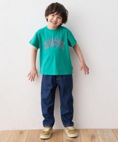 ANY KIDS ロゴプリント 半袖Tシャツ