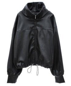 Green Parks フェイクレザードロストブルゾン