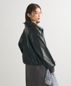 Green Parks フェイクレザードロストブルゾン