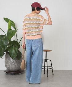 AMERICAN HOLIC マルチボーダー配色ニット