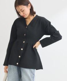 Green Parks ・ＡＮＤＳＥＡＲＣＨ　ペプラムニットカーディガン