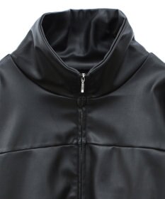 Green Parks フェイクレザードロストブルゾン