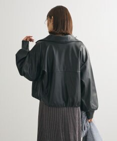 Green Parks フェイクレザードロストブルゾン