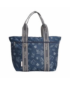 ACE BAGS & LUGGAGE 【雑誌掲載】 HAyU × ace.  フォールディング 折り畳みトートバッグ 猫柄 22L 17861