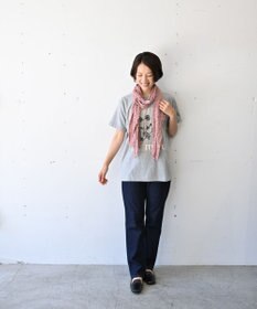 AND WOOL 〈上質な素材と手仕事から生まれた優しいニット〉シルクリネンのストール