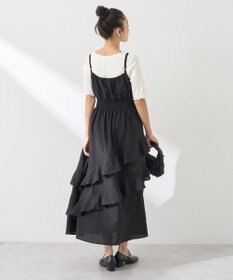 earth music&ecology ラッフルティアードキャミワンピース