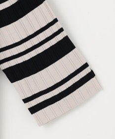 J.PRESS LADIES L 【洗える】レーヨンエリートストレッチ ボーダー ニット