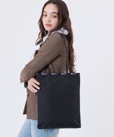 LeSportsac VERTICAL CITY TOTE/アップタウンブラック/ブラック