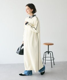 CRAFT STANDARD BOUTIQUE とてもちライン入りニットワンピース