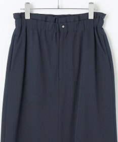 #Newans 【洗濯機可能/ウエストゴム】ロングナロースカート