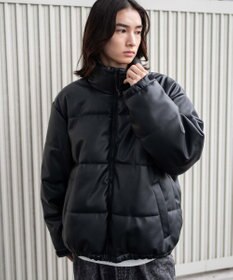 WEGO 【ユニセックス着用ITEM】PUパファーブルゾン