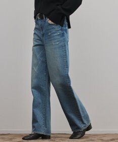 GRACE CONTINENTAL ワイドストレートデニムパンツ
