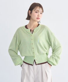 earth music&ecology ボタンアソートクルーネックカーディガン