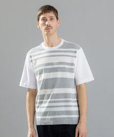 JOSEPH HOMME ブライトボーダーブロック　Tシャツ