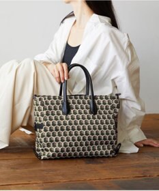 Y'SACCS キュービックモノグラム　2WAYトート　Sサイズ