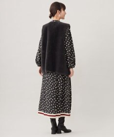 自由区 リバーシブルエコメリノムートン ジレ