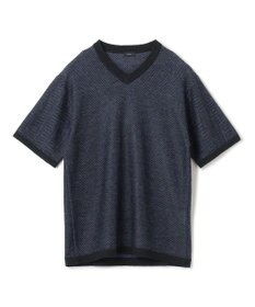 JOSEPH HOMME リネンヘリンボン　Vネックニット