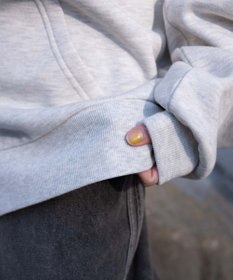 WEGO 裏起毛スタジアムロゴジップパーカー