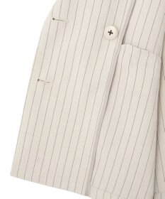 earth music&ecology 【セットアップ対応】リネンライクダブルジャケット