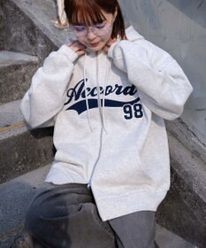 WEGO 裏起毛スタジアムロゴジップパーカー