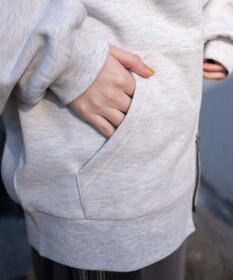 WEGO 裏起毛スタジアムロゴジップパーカー