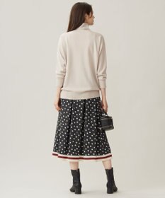 自由区 【洗える】ソフトウールハイゲージハイネック ニット