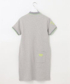 PW CIRCULUS 【WOMEN】【洗える】裏毛 ロゴ ポロ ワンピース ゴルフウェア レディース