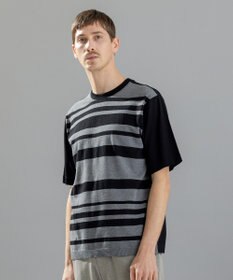 JOSEPH HOMME ブライトボーダーブロック　Tシャツ