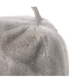 UNBILLION カシュカシュ cachecache / ミンク風エコファー2wayボックストート