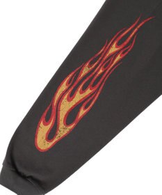 WEGO 【ユニセックス着用ITEM/MLサイズ展開】ヴィンテージライクグラフィックT（LS）