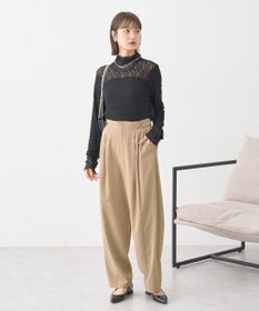 earth music&ecology タックコクーンパンツ