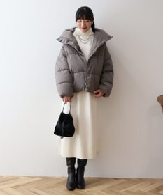 AMERICAN HOLIC リサイクル軽ポカ撥水加工スタンドショートコート