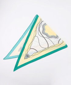 ANY ダイヤスカーフ グリーン系