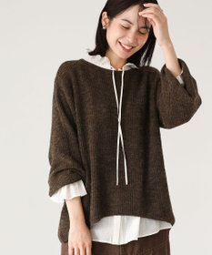 Green Parks シアーゆったりニットプルオーバー