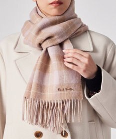 Paul Smith オンブレ リバーシブル チェック マフラー
