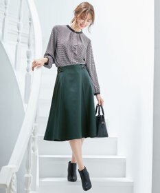 ANY SIS 【洗える】サイドバックルライト スカート