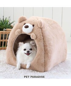 ペットパラダイス くま ハウス (38×40cm) くまちゃん柄 / PET PARADISE