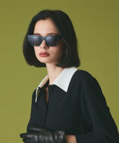 GRACE CONTINENTAL クレリックバイカラーワンピース