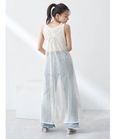 earth music&ecology レースキャミワンピース